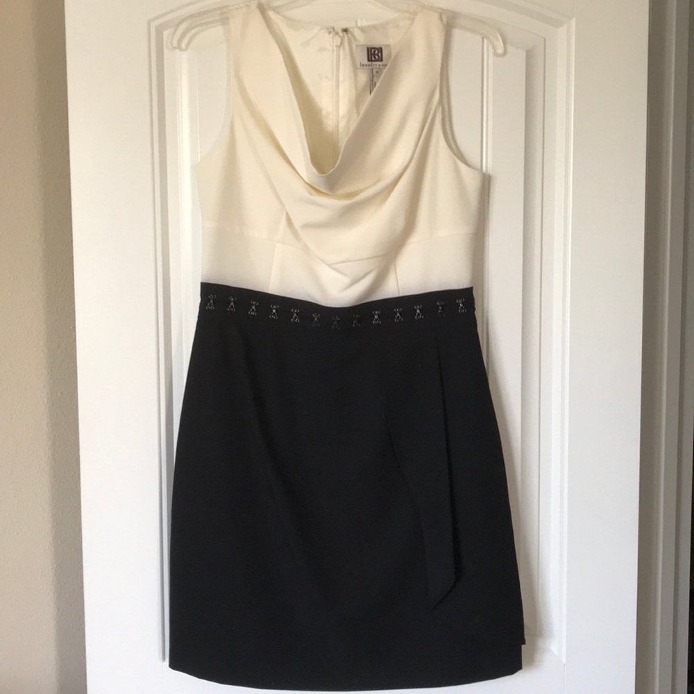 Off white and black Dress